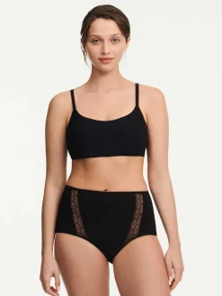 Femilet Basic Lace Hoge Taille Slip Katoen -