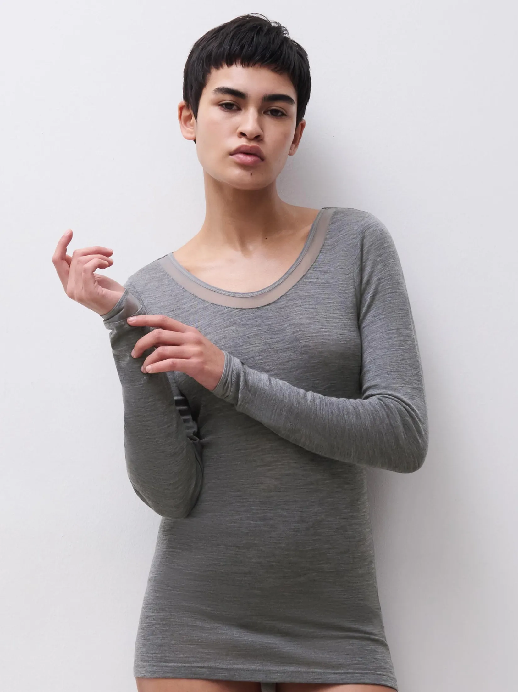 Femilet Juliana T-Shirt Lange mouwen - 100% Merino wol -