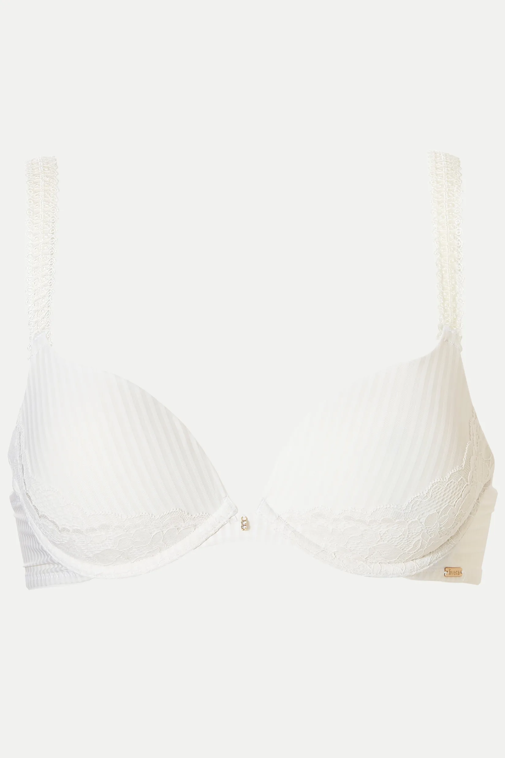 Livera Stripe Lace Push-up BH -