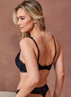 Livera Stripe Lace Push-up BH -