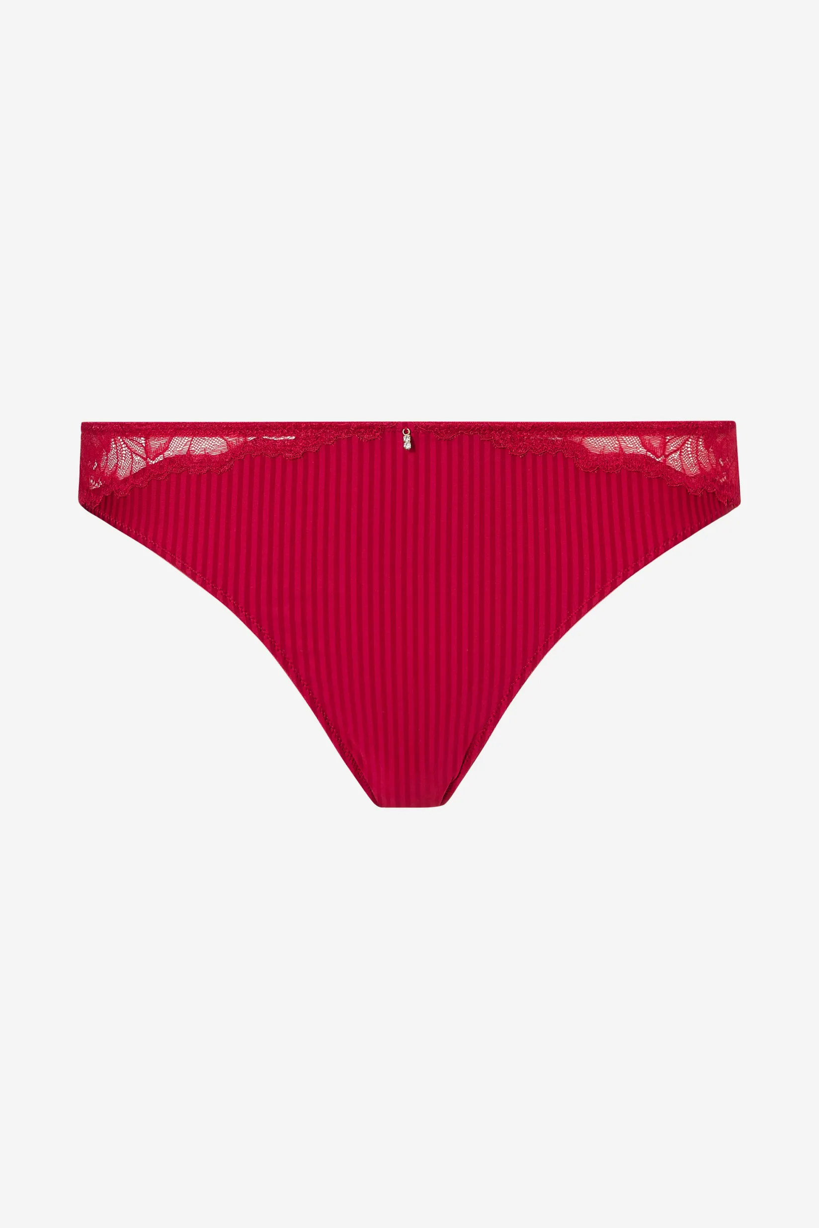 Livera Stripe Lace String - Scarlet Smile