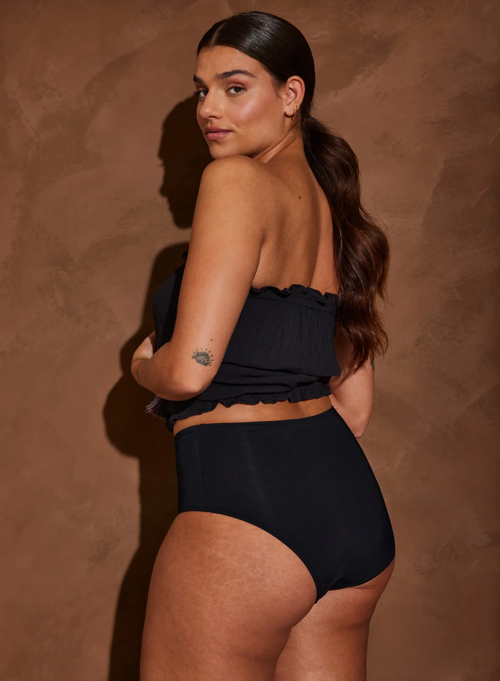 Livera Uni High waist uni black -
